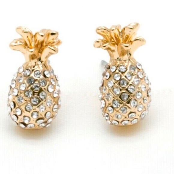 Kate Spade Pineapple🍍Pave Earrings - Picture 4 of 8